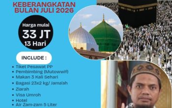 UMRAH AKBAR DI BULAN JULI 2026 BERSAMA USTADZ H.ABDUL QODIR, Lc