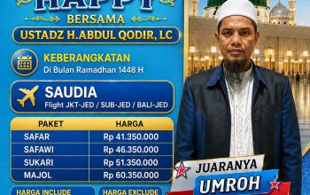 Umrah Khusyu’ Di Bulan Ramadhan 1448 H Bersama Ustadz H.Abdul Qodir, Lc